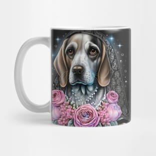 Gothic Beauty Beagle Mug